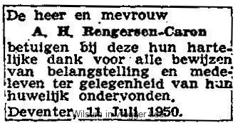 19500711-Huwelijk-Rengersen-Caron