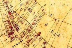 Kaart van Wilsum in 1818.